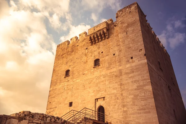Το μεσαιωνικό κάστρο του Κολοσσιού. χωριό Κολόσσι, Λεμεσός distri — Φωτογραφία Αρχείου