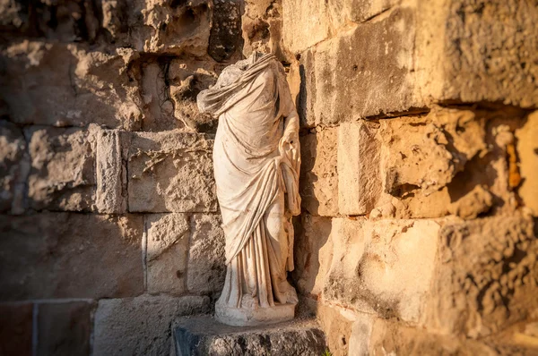 Headless Ancient Roman statue at the Ruins of Salamis. Famagusta — Stock Photo, Image