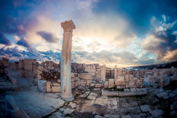 Kourion ruinen. Bezirk Limassol, Zypern — Stockfoto