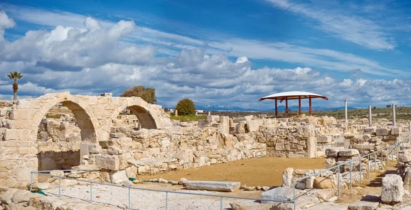 Ruiny Kurionie, wykopaliska archeologiczne znajdujące się w pobliżu Limassolu — Zdjęcie stockowe