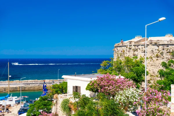 Mediterranean sea and Kyrenia Castle — Stock Fotó