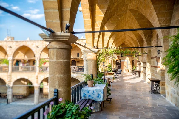 Caravanserai Buyuk Han (the Great Inn) Interior. Nicosia, Cyprus — Stockfoto