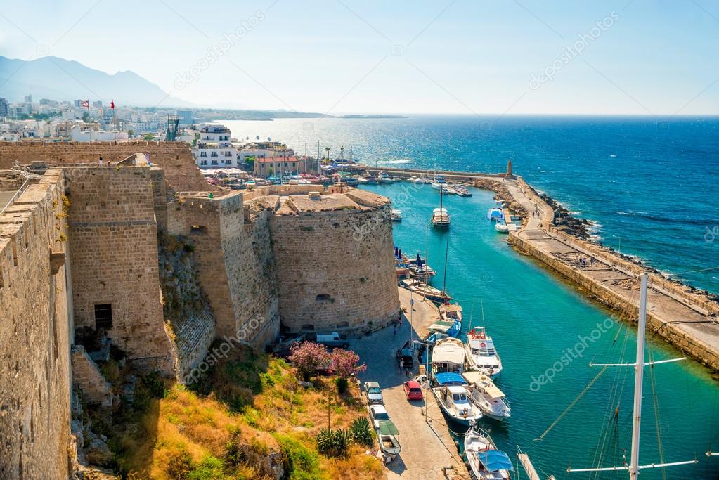 Kyrenia Castle, view of Venetian tower. Cyprus