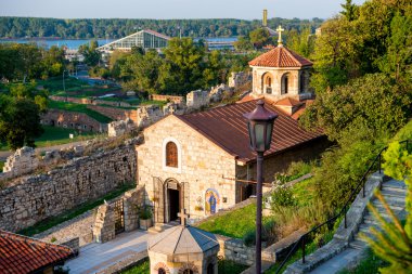 Ortaçağ Kilisesi, St Petka Kalemegdan kale de. Belgrad, Sırbistan