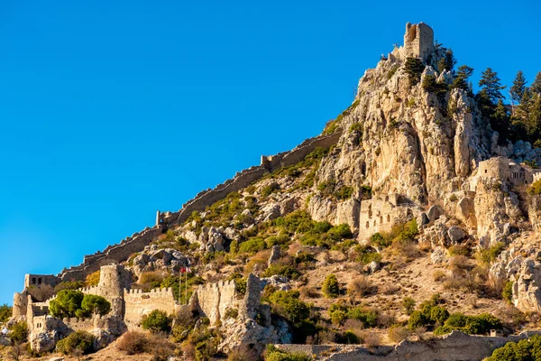 Il castello di St. Hilarion. Distretto di Kyrenia, Cipro — Foto Stock