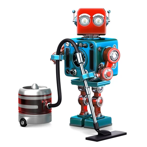 Pulitore robot. Concetto tecnologico. Isolato. Contiene: — Foto Stock