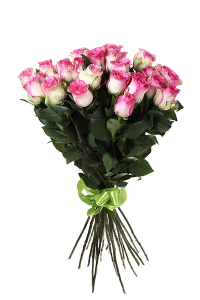 Big bouquet of pink roses — Stock Photo, Image