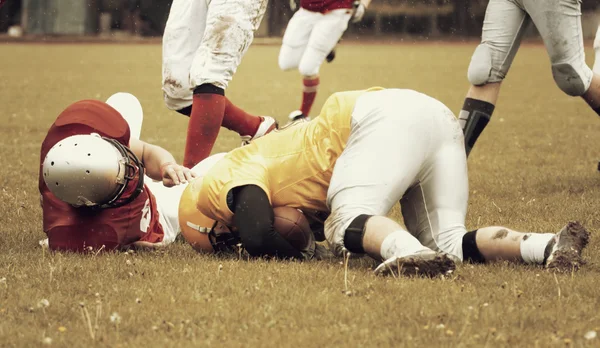 Jogo de futebol americano — Fotografia de Stock