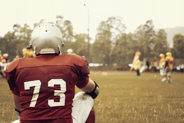 Giocatore di football americano — Foto Stock