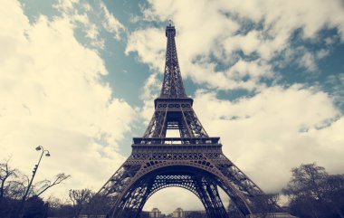 Eyfel Kulesi - vintage fotoğraf