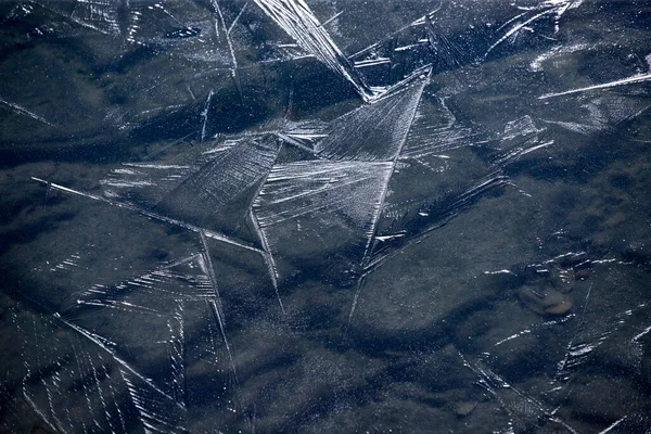 Abstrakte Detaillierte Eisstruktur Als Winter Oder Weihnachtshintergrund — Stockfoto