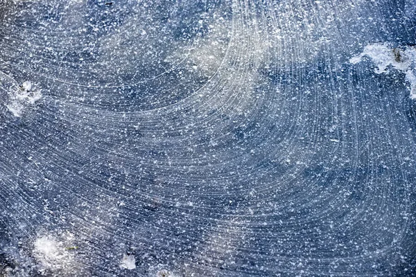 Textura Detalhada Abstrata Gelo Como Fundo Inverno Natal — Fotografia de Stock