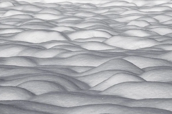 Natural Winter Background Snow Drifts Abstract Shapes Snow Texture — Stock Photo, Image