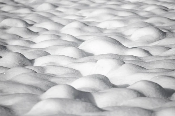 Přirozené Zimní Pozadí Závějemi Sněhu Abstraktní Tvary Sněhová Textura — Stock fotografie