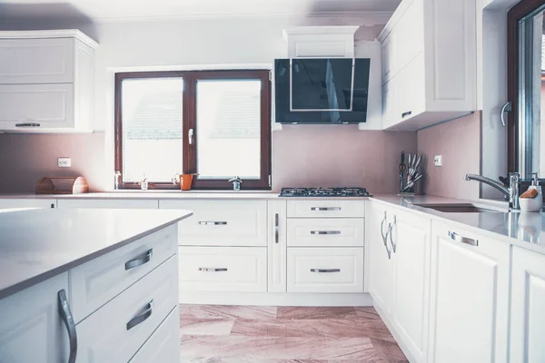 Modern Contemporary Kitchen Room Interior — Stock Photo, Image