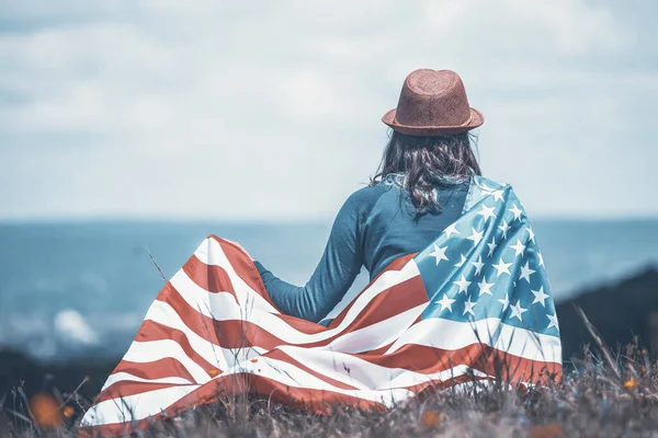 Celebrazione Del Memorial Day Luglio Festa Del Lavoro Negli Stati — Foto Stock