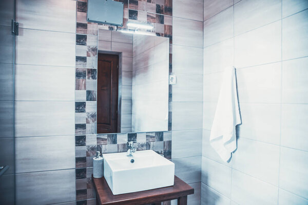 Clean and fresh bathroom with natural light