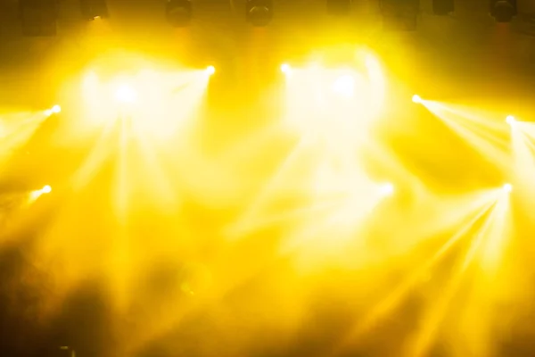 Sahne Işıkları Renkli Işıklar Duman Konser Tiyatro Sahnesi — Stok fotoğraf