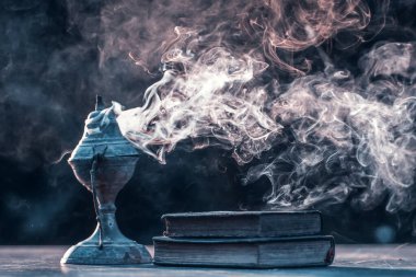 Müslüman kutsal ayı Ramazan Kareem 'e kutsal kitap ve sansürle kutlama kartı..