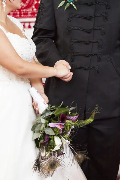 Cérémonie de mariage à l'église — Photo