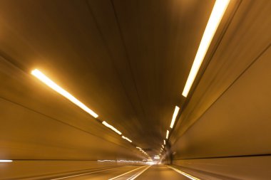 soyut hız hareket otoyol tüneli