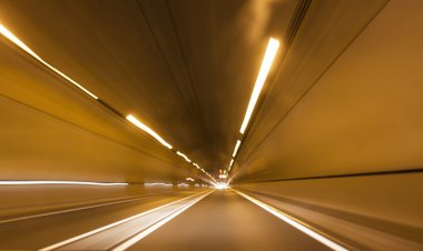 soyut hız hareket otoyol tüneli