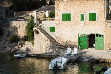 Harbor cala figuera, mallorca, İspanya