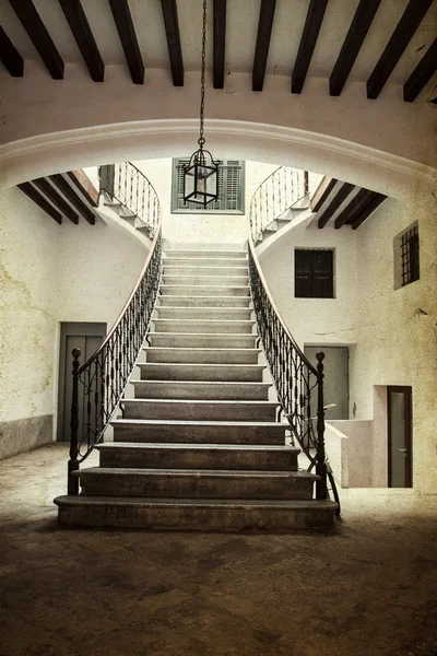 Vintage photo de l'intérieur du château antique — Photo