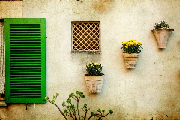 Maison dans un village Valldemossa à Majorque, Espagne — Photo