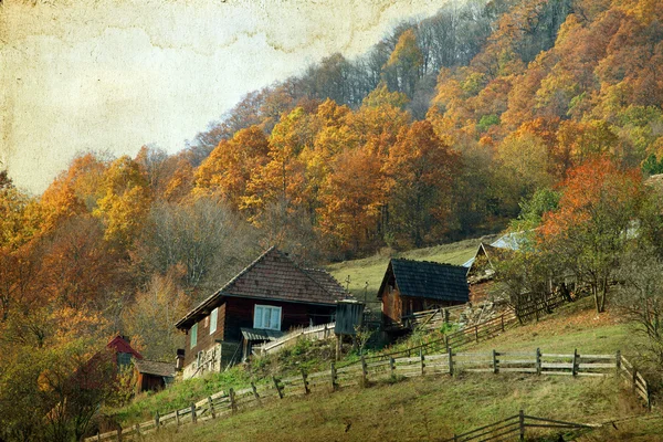 Autunno paesaggio rurale — Foto Stock