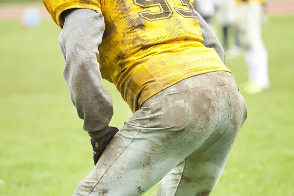 Jogador de futebol americano — Fotografia de Stock