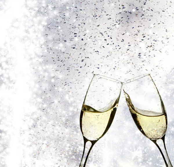 Champagne glasses — Stock Photo, Image