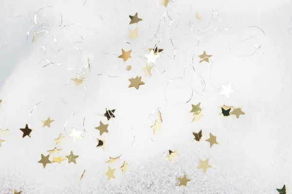 Kerstmis achtergrond met gouden sterren — Stockfoto