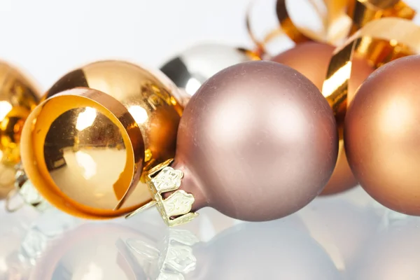 Close up on Sparkling Christmas decorations — Stock Photo, Image