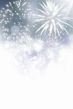 fireworks ile tatil arka plan