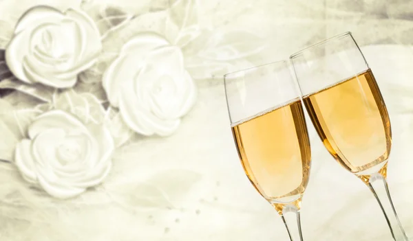 Feiern mit Champagner — Stockfoto