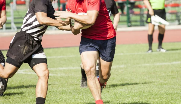 Jogadores de rugby — Fotografia de Stock