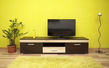 Modern oturma odası.