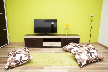 Modern oturma odası.