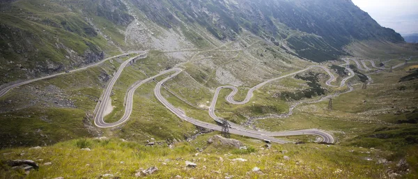 Transfagarasan hegyi út — Stock Fotó