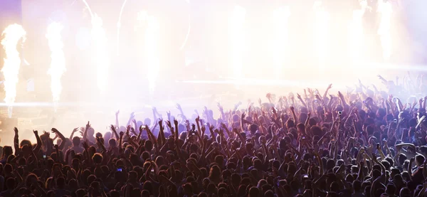 Crowd at concert — Stock Photo, Image