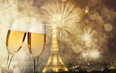 Paris, Fransa'da yeni yıl kutlamaları