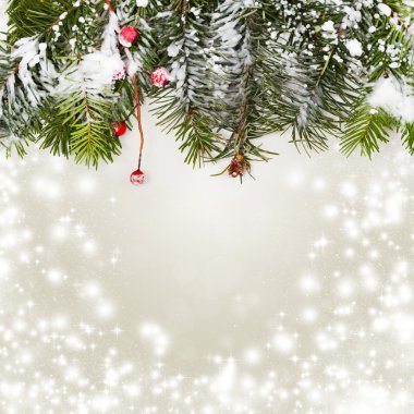 Kırmızı Noel toplarıyla tatil arkaplanı