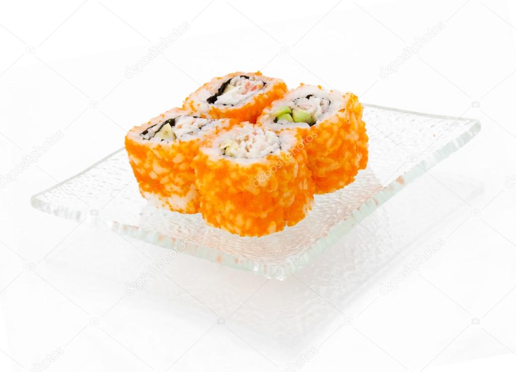 Japanese national food sushi