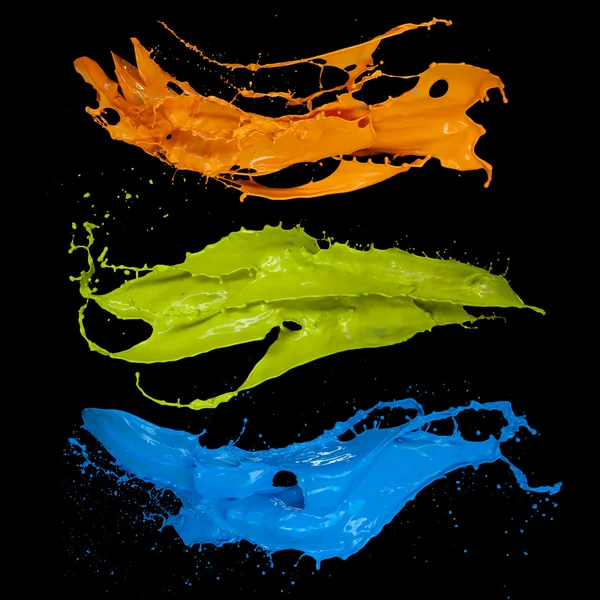 Salpicaduras de colores en forma de rayas — Foto de Stock