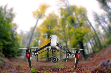 4 k kamera uçan robot.