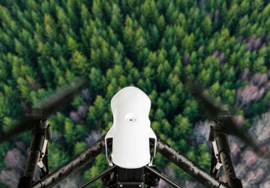 4 k kamera uçan robot.