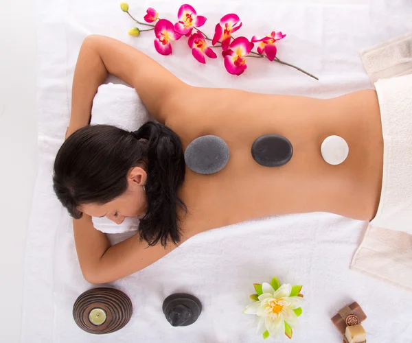 Young woman getting spa procedures. — Stock Photo, Image