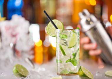 Resepsiyon bar içki taze mojito.