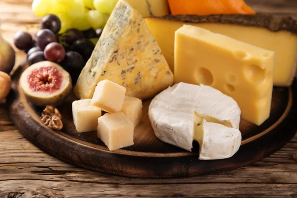 Delicious cheese on the table — Stock Photo, Image